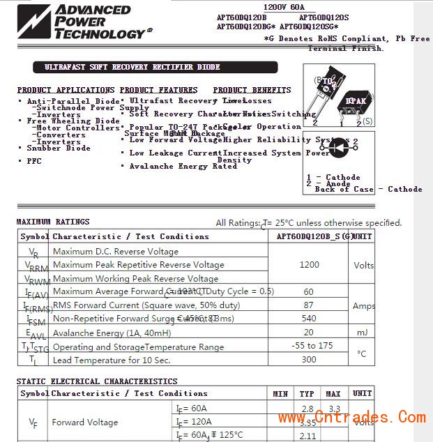 产品技术参数图