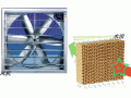 负压风机湿帘通风降温系统